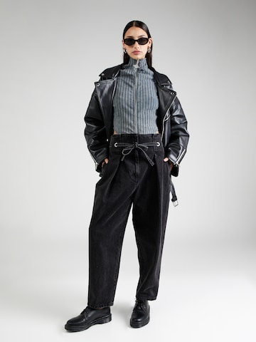 3.1 Phillip Lim Ozke Elegantne kavbojke 'ORIGAMI' | črna barva