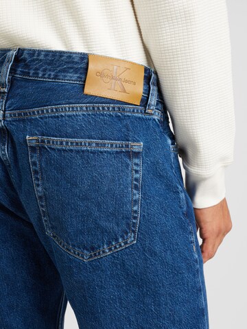 Calvin Klein Jeans Loosefit Jeans in Blauw