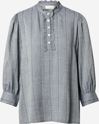minus Chemisier 'Lonny' en bleu-gris / gris chiné, Vue avec produit