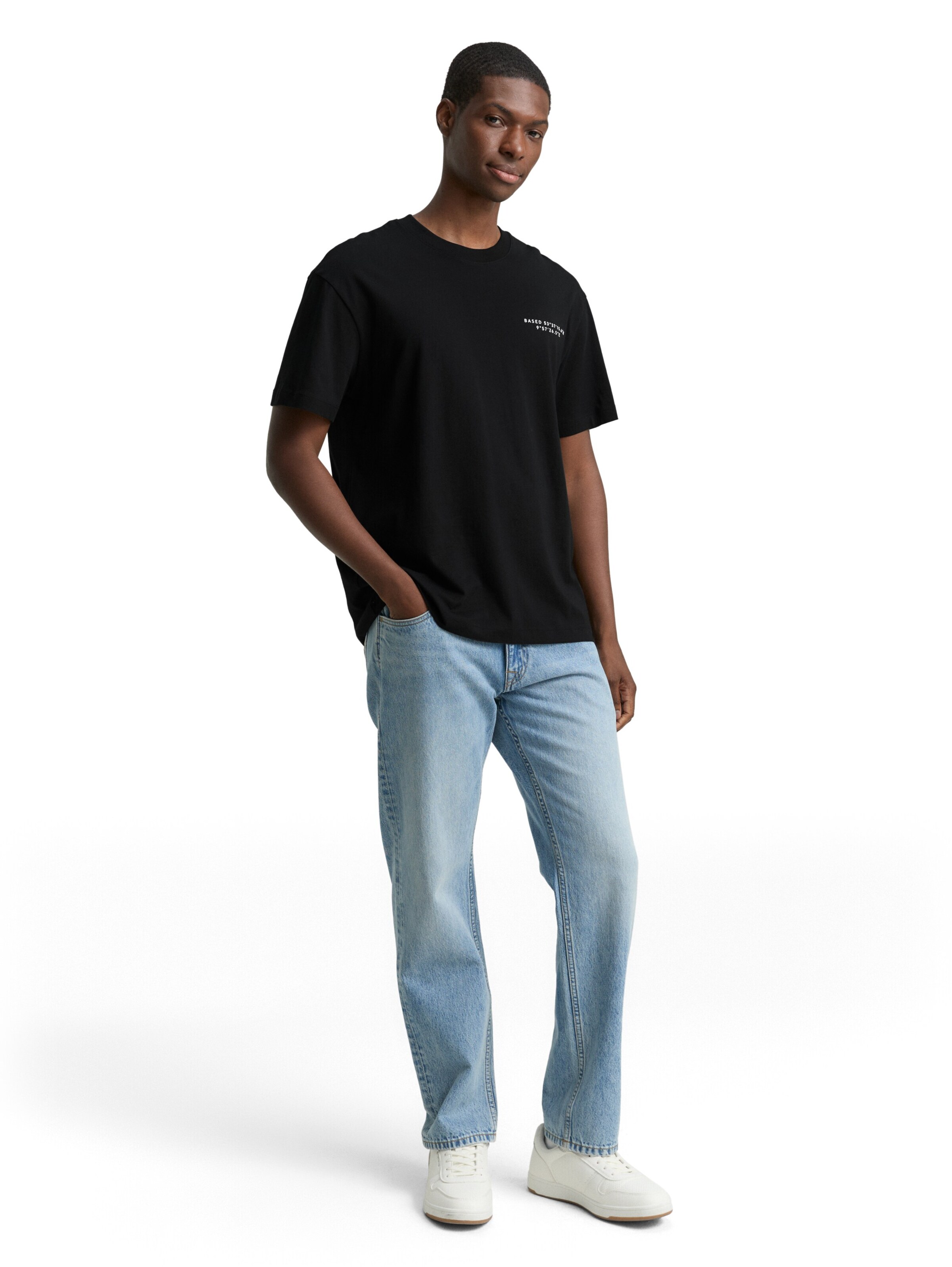 Maglietta di TOM TAILOR DENIM in nero