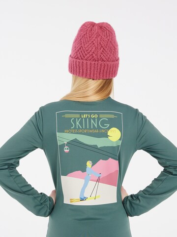 PROTEST Sports sweatshirt 'PRTDESRA JR' in Green