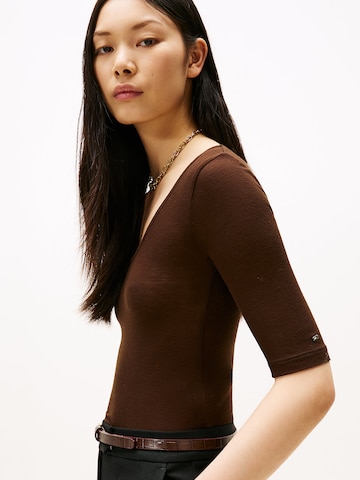 T-shirt TOMMY HILFIGER en marron