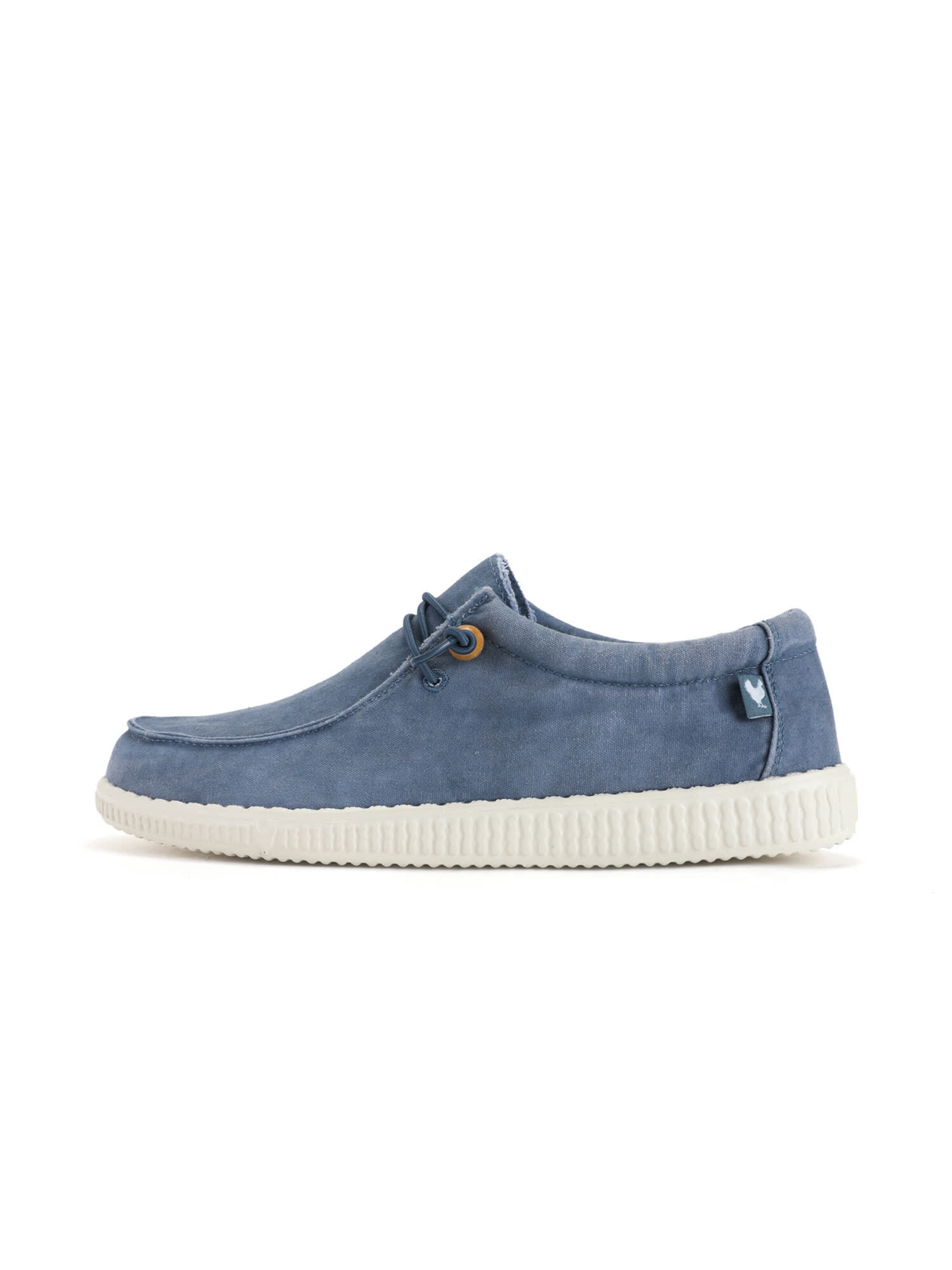 Walk In Pitas Moccasin 'Wallabi' in Blue: front