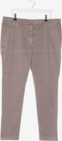 Brunello Cucinelli Pants in XL in Brown: front