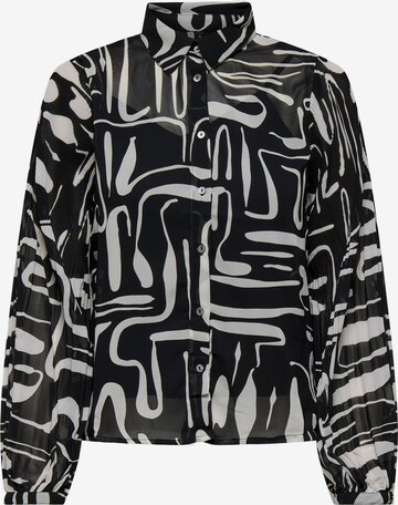 ONLY - Blusa 'STAR' en negro: frente