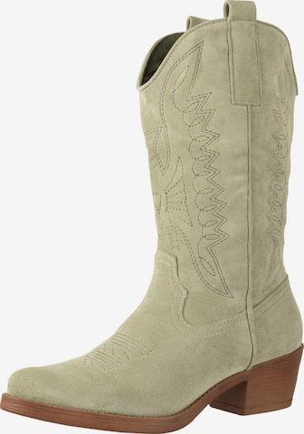Elara Comwboystøvler i grøn: forside