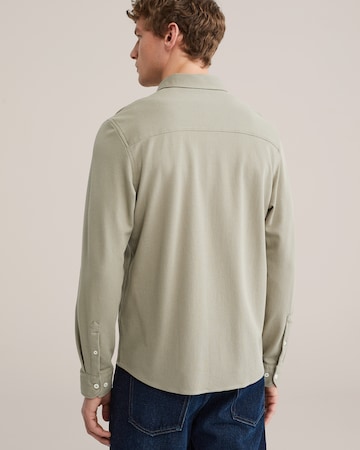 WE Fashion Rovný strih Košeľa - Zelená