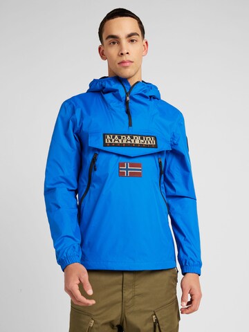 Veste mi-saison 'RAINFOREST' NAPAPIJRI en bleu : devant