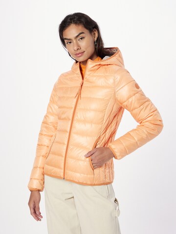 QS Between-season jacket in Orange: front