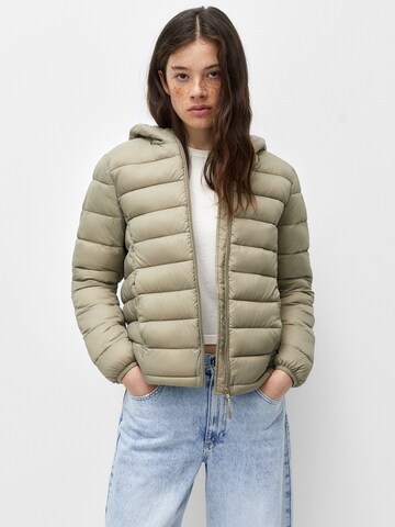 Pull&Bear Tussenjas in Beige: voorkant