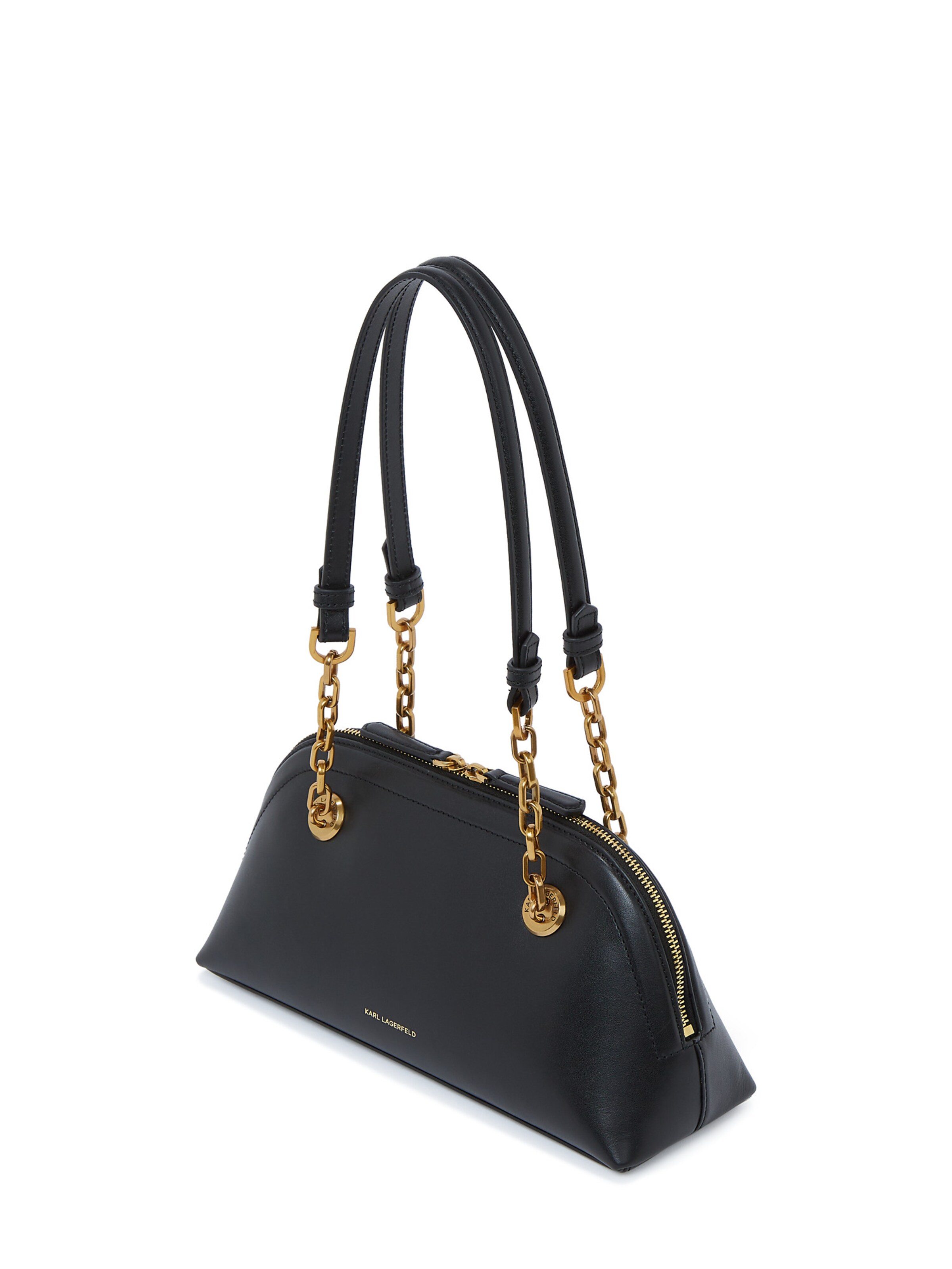Karl Lagerfeld Наплечная сумка ' SMALL K/AUTOGRAPH BOWLING ' в Черный