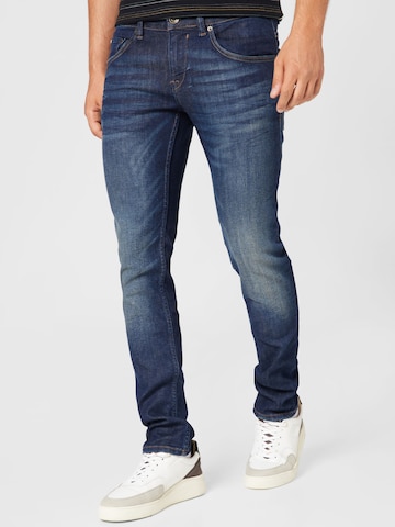 GARCIA Slimfit Jeans in Blauw: voorkant