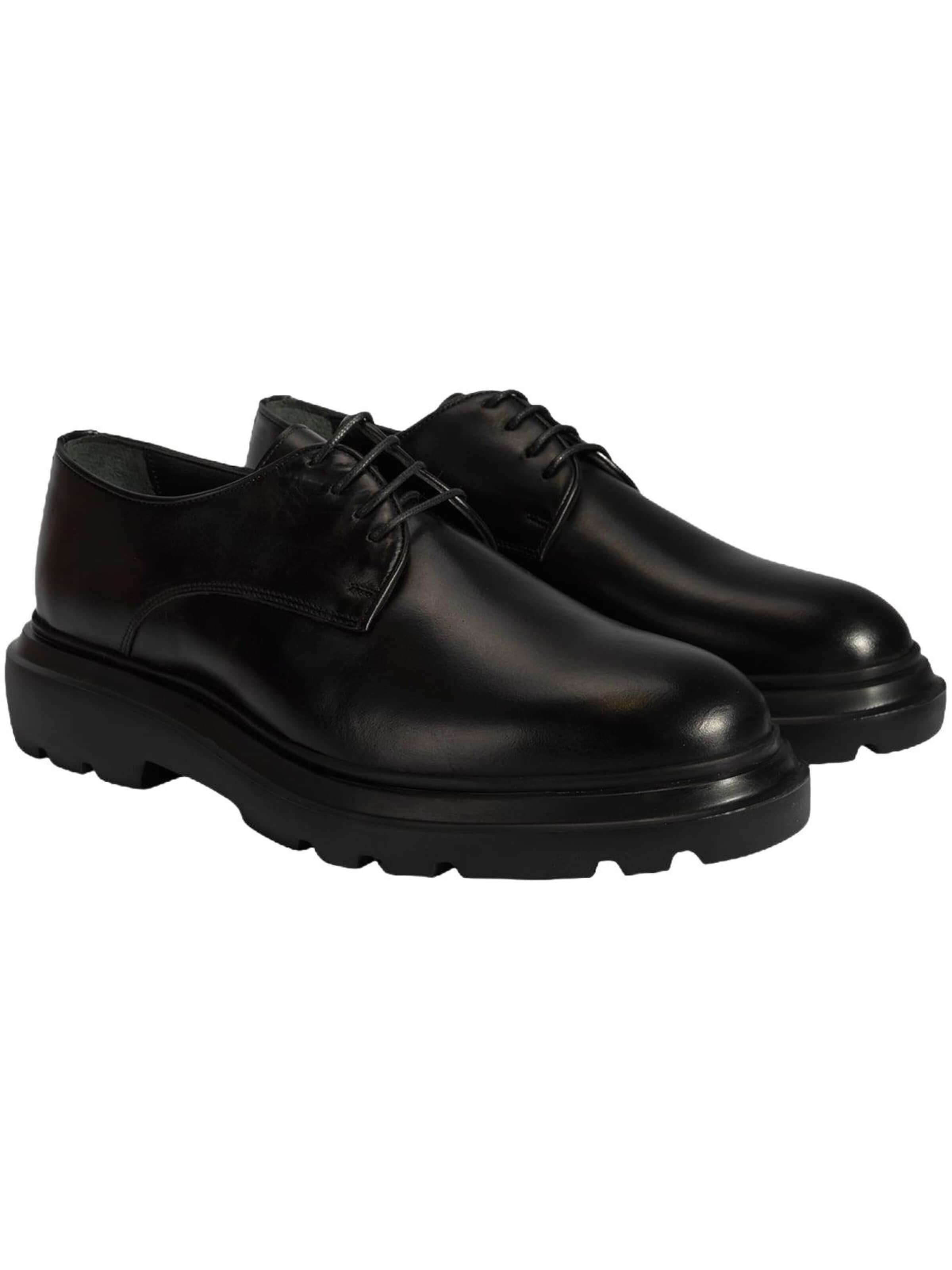 Desa - Zapatos con cordón 'Lässige Spitze' en negro