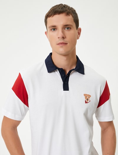 Koton Shirt in Navy / Light brown / Red / White, Item view