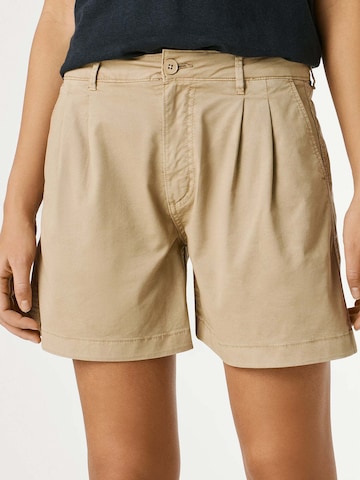 Pepe Jeans Regular Shorts 'Vania' in Beige