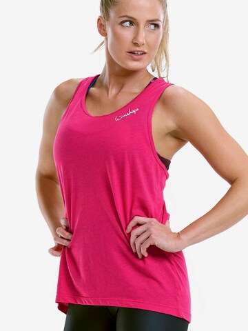 Haut de sport 'MCT001' Winshape en rose : devant