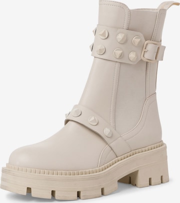 TAMARIS Ankle Boots in Beige: front