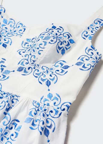 MANGO Letní šaty 'Sicilia' – modrá