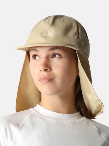 THE NORTH FACE Sports Hat in Beige: front