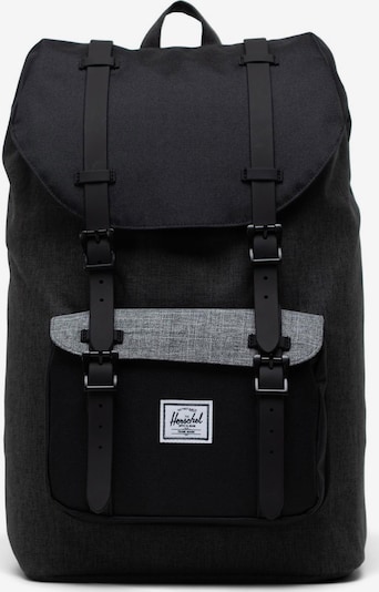Herschel Ruksak 'Little America' u siva melange / crna, Pregled proizvoda