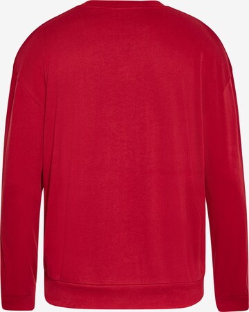 Sweat-shirt boline en rouge