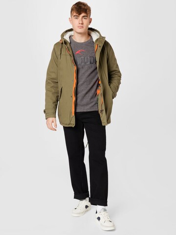 INDICODE JEANS Between-Season Jacket 'Carey' in Green