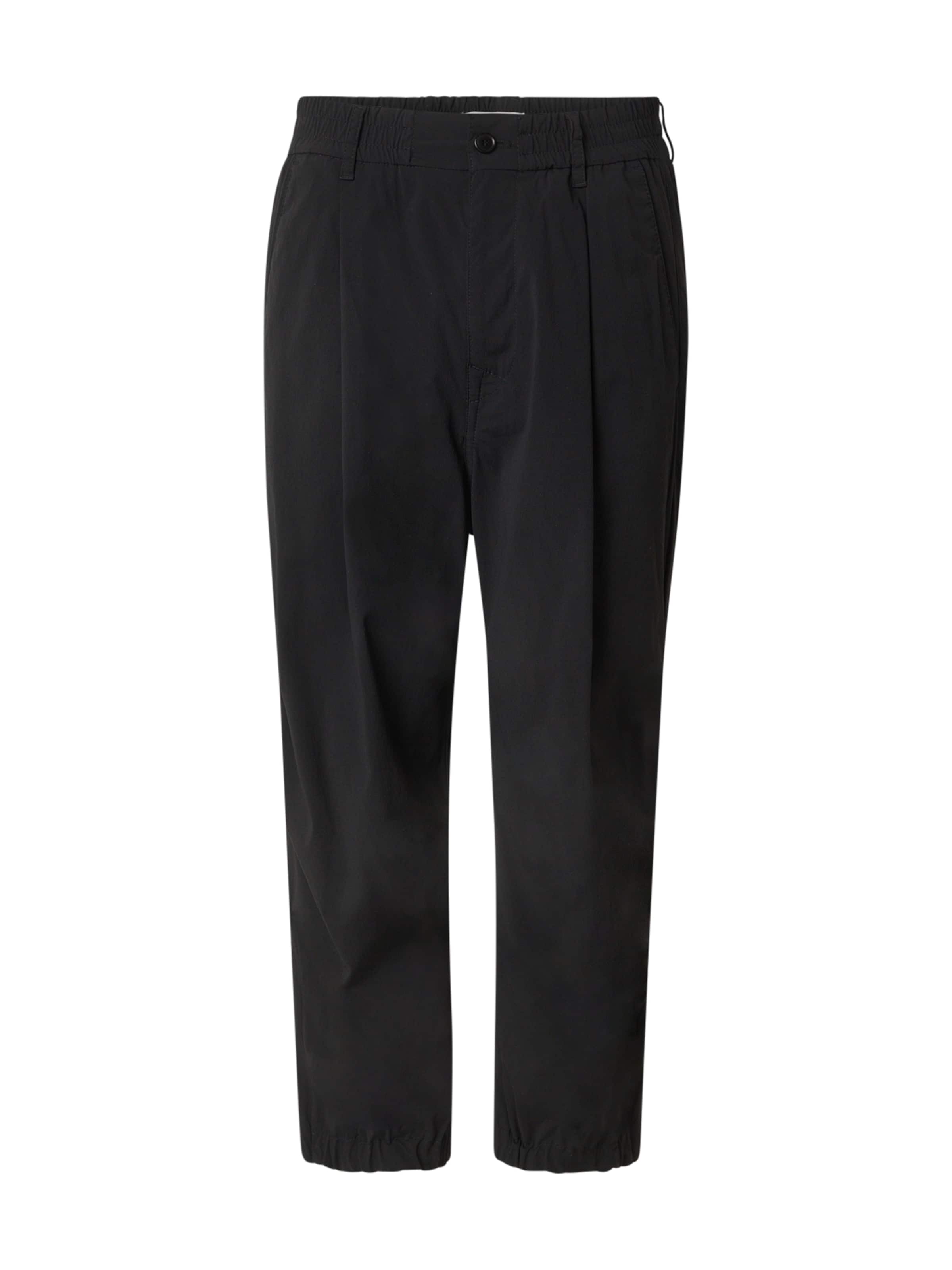 Effilé Pantalon à pince 'LIROG 10' DRYKORN en noir : devant