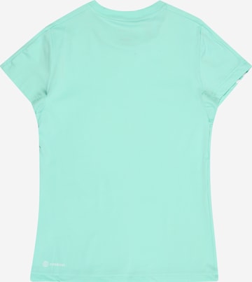 ADIDAS SPORTSWEAR - Camiseta funcional 'Train Essentials Aeroready 3-Stripes -Fit ' en verde