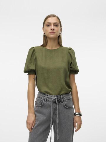 Haut 'MELONEY' VERO MODA en vert : devant