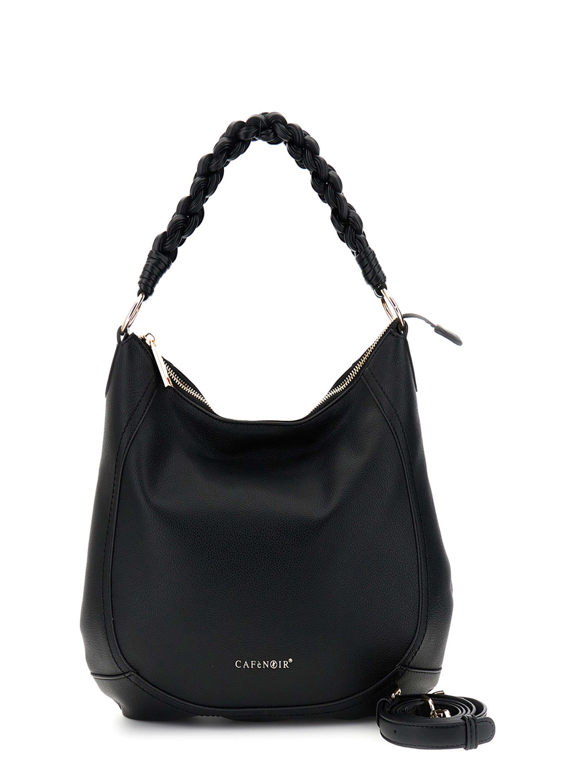 Sac bandoulière CAFè NOIR en noir : devant