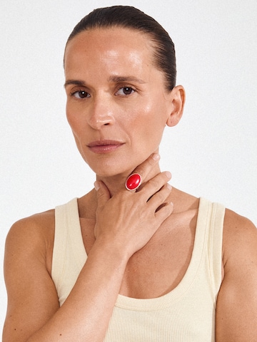 Anello ' Thalen ' di Pilgrim in argento: frontale