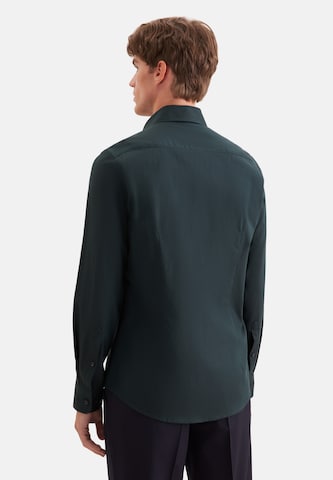 Coupe slim Chemise business 'Uni' SEIDENSTICKER en vert