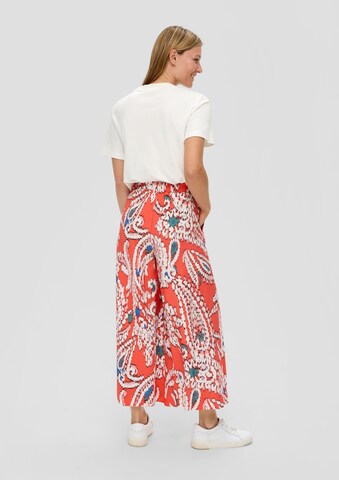 s.Oliver Wide leg Broek in Oranje