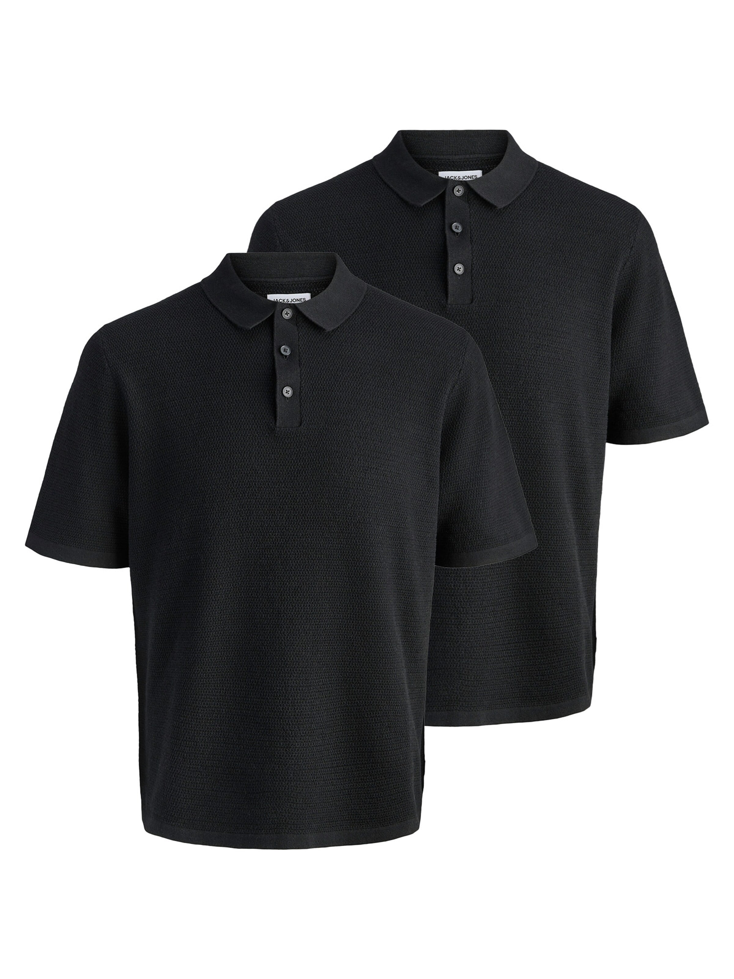 JACK & JONES Shirt 'George' in Black: front