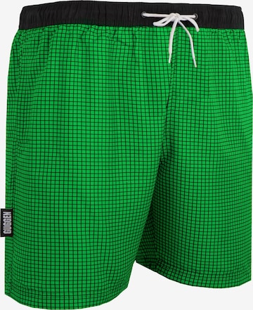 Guggen Mountain Badeshorts 'Boardshorts Style 6' in Grün: Vorderseite