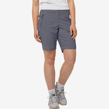 JACK WOLFSKIN Regular Funktionsshorts 'Glastal' in Blau: predná strana