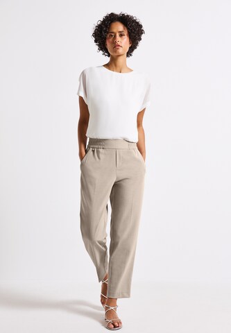 STREET ONE Slimfit Hose in Beige