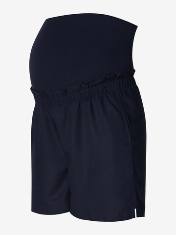 Esprit Maternity Loosefit Broek in Blauw: voorkant