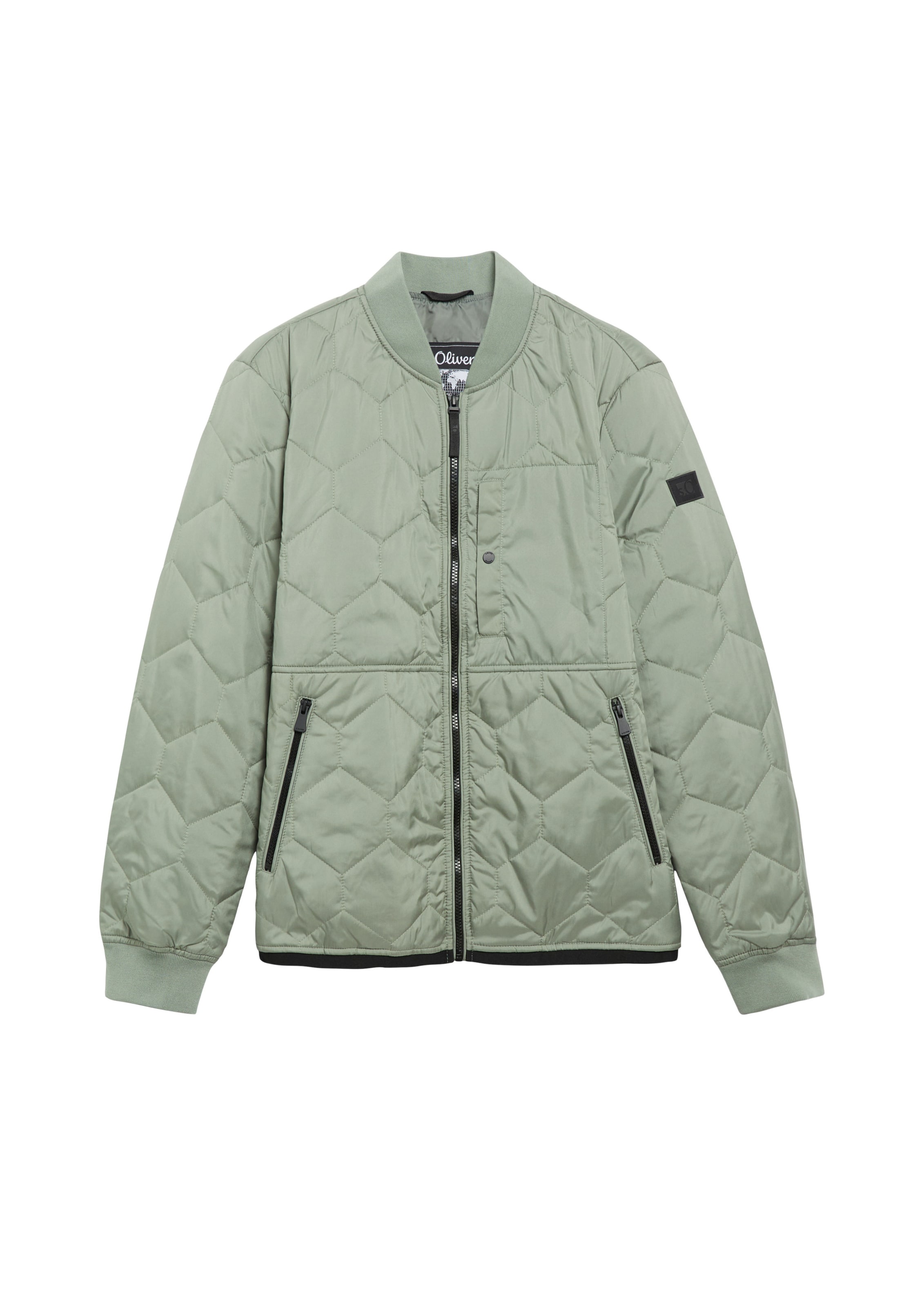 s.Oliver Jacke in Grün: Vorderseite
