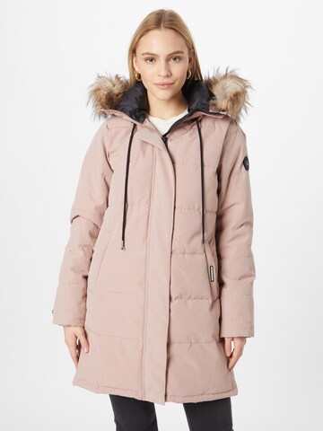 khujo Winter Coat 'CLOREN' in Pink: front