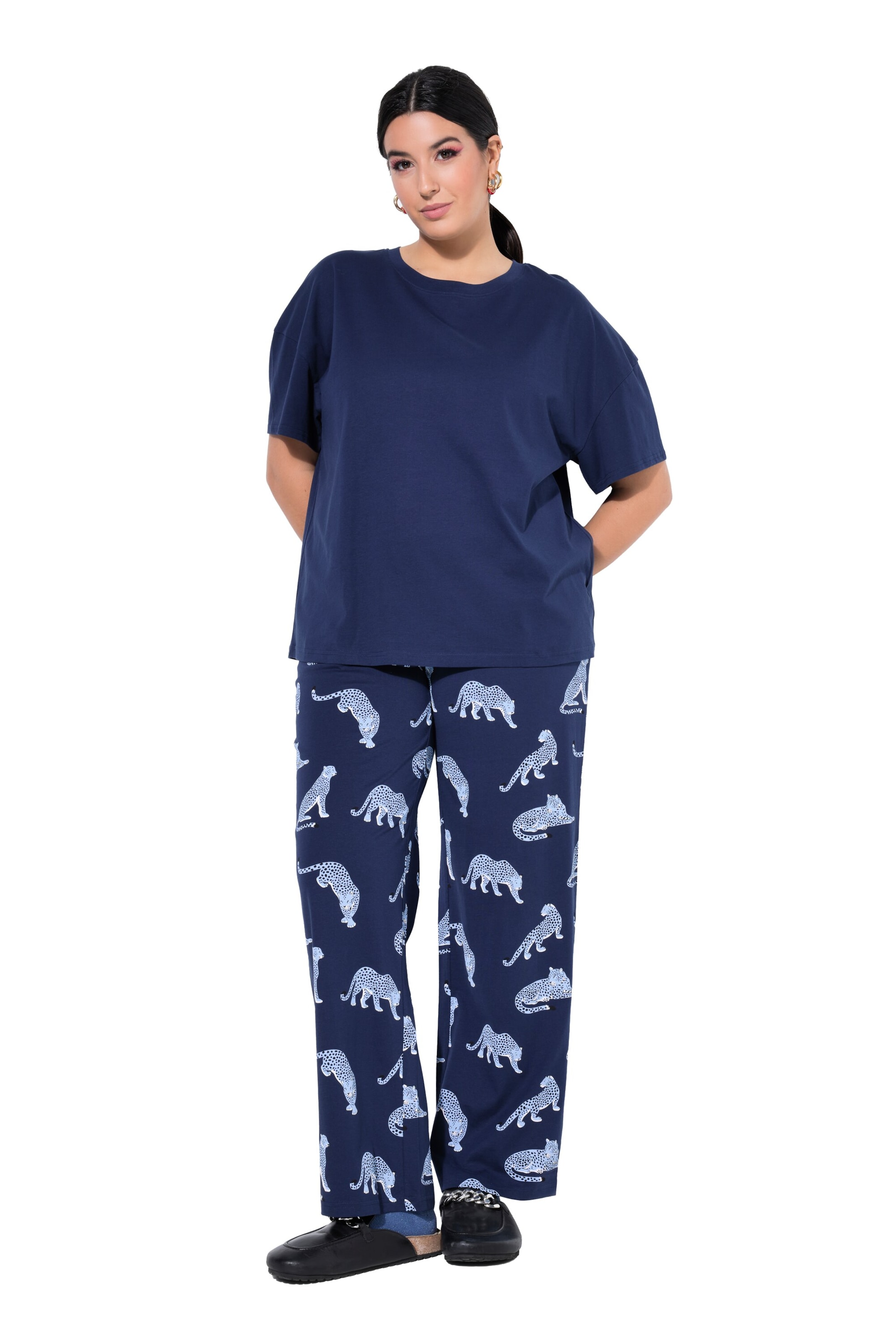 Studio Untold Pyjama in Blauw: voorkant