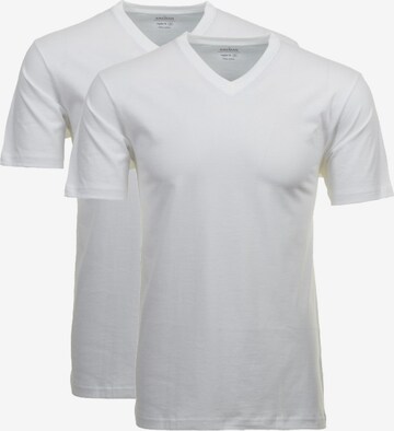 T-Shirt Ragman en blanc : devant