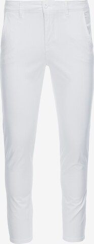 Coupe slim Pantalon chino 'P894' Ombre en blanc : devant