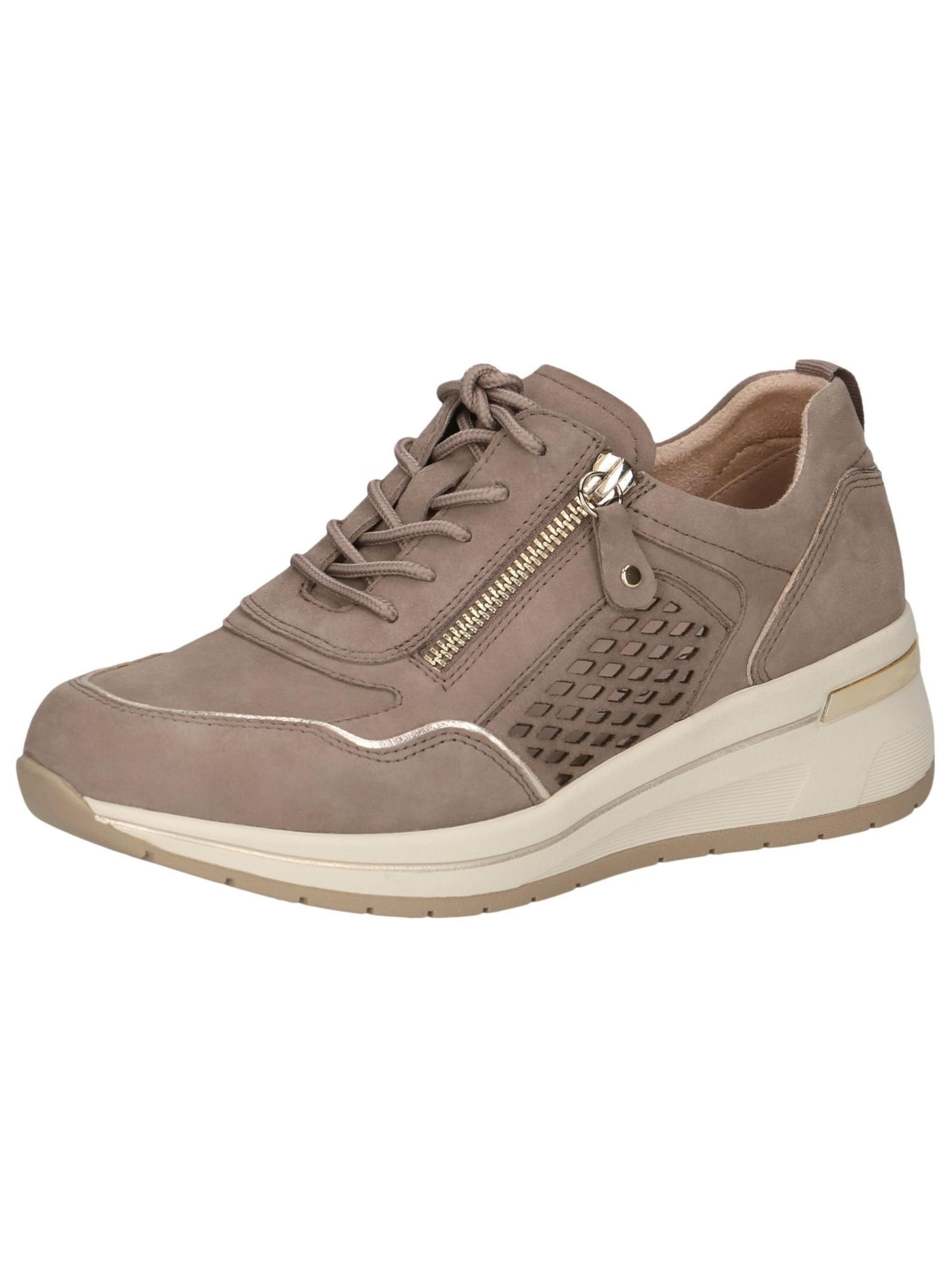 CAPRICE Athletic lace-up shoe in Brown: front
