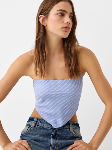 Bershka Top in Blau