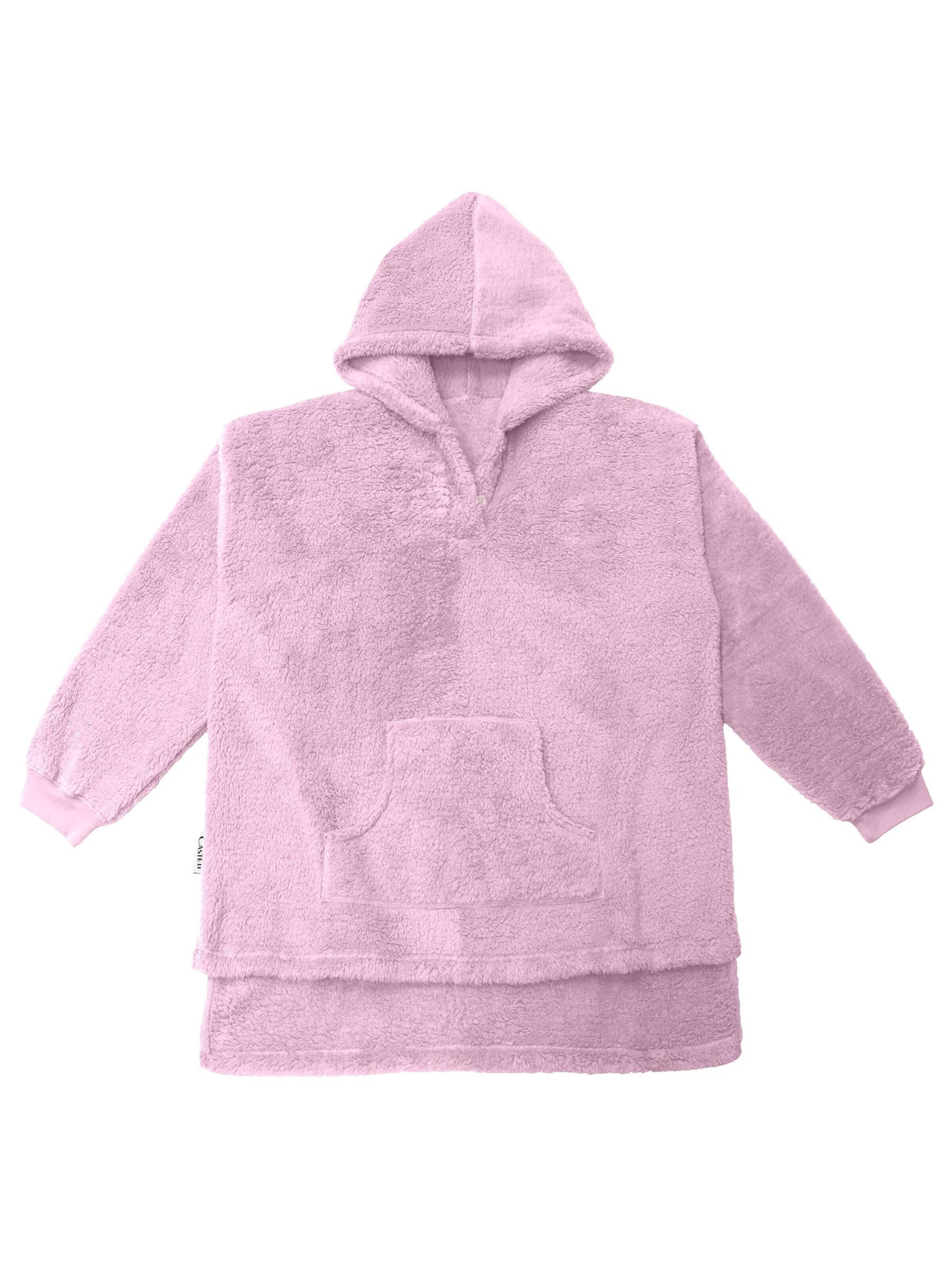 Traumhaft schlafen - Castell - Markenbettwäsche Oversized sweater 'Castell Polar Bear Hoodie (0230399)' in Pink: front