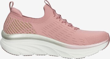 Baskets basses 'D'Lux Walker' SKECHERS en rose