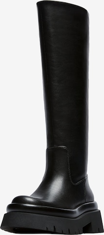 Pull&Bear Boots in Black: front