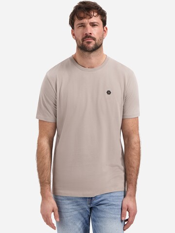 No Excess Shirt in Beige: front