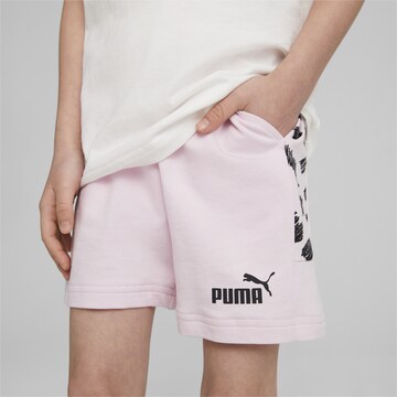PUMA Regular Workout Pants in Pink: front